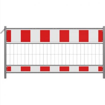 Protective fence with net 
