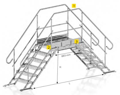 Step-over platform