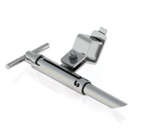Pedestrian/vehicle gate drop bolt