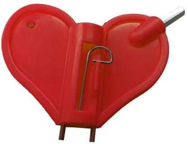 Key for building site warning light